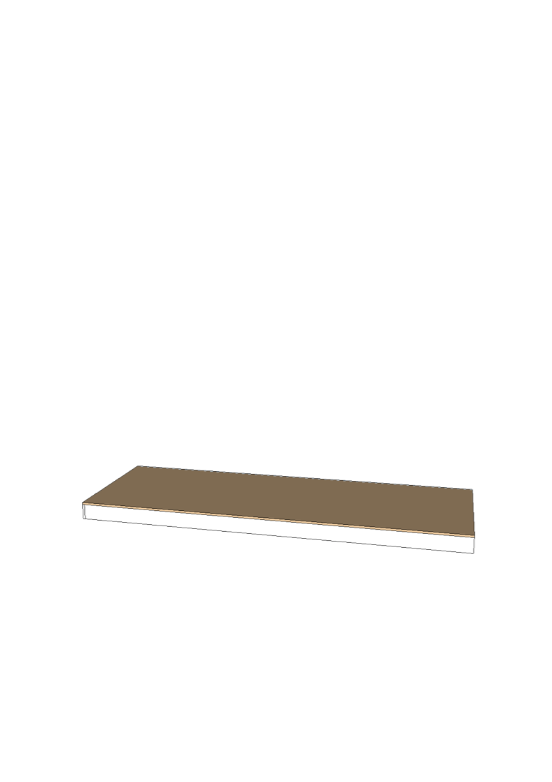 BESTÅ Topskive 180 x 40 cm, 1S