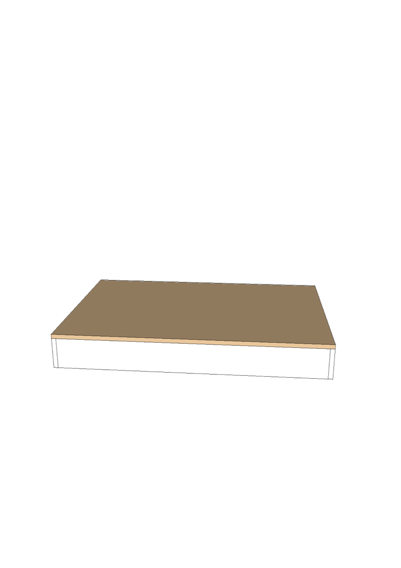 BESTÅ Topskive 60 x 40 cm, 2S