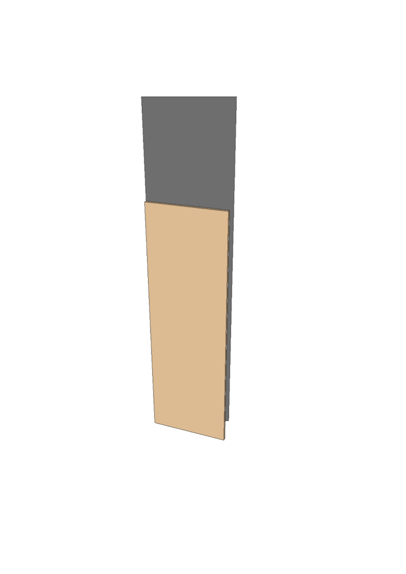 FAKTUM Skåpsfront 40 x 125 cm
