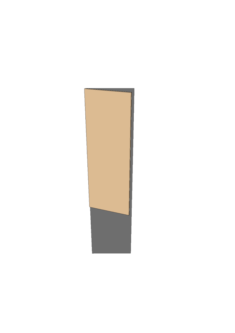 FAKTUM Skåpsfront 40 x 125 cm