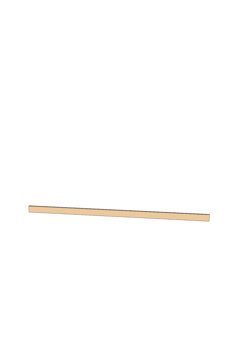 METOD-sokkel 220 x 8 cm