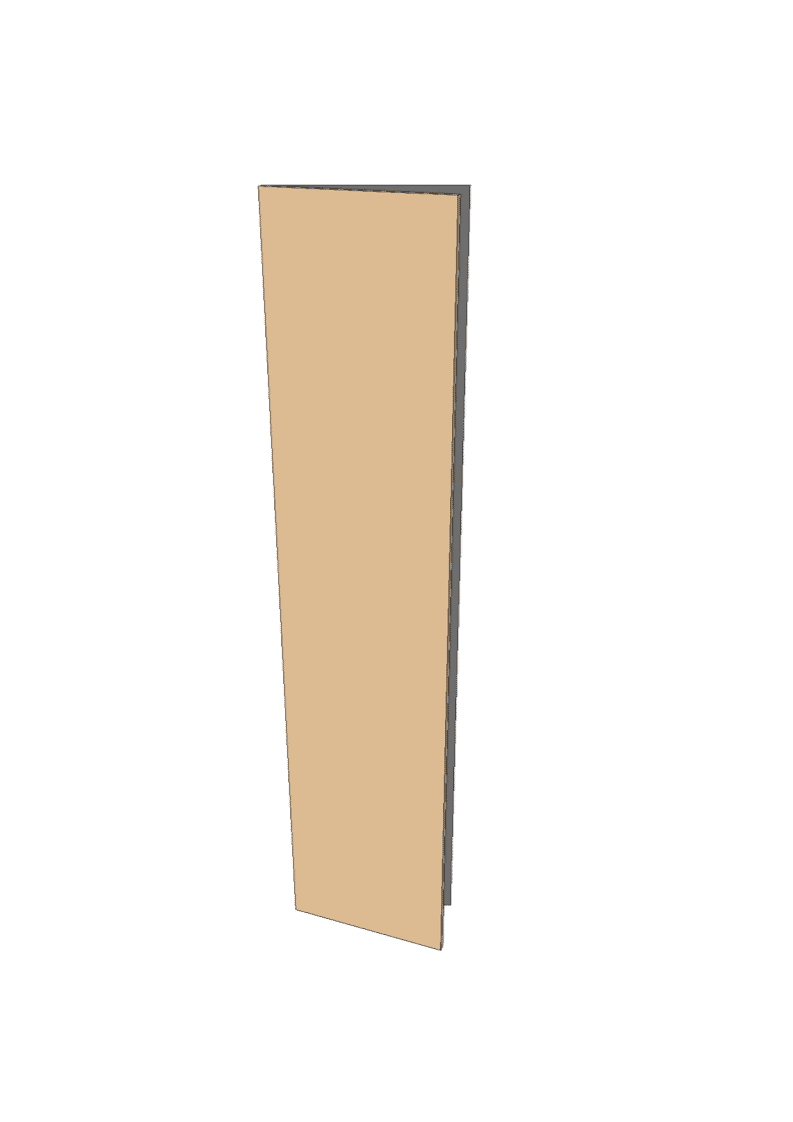 PLATSA skåpdörr 40 x 180 cm